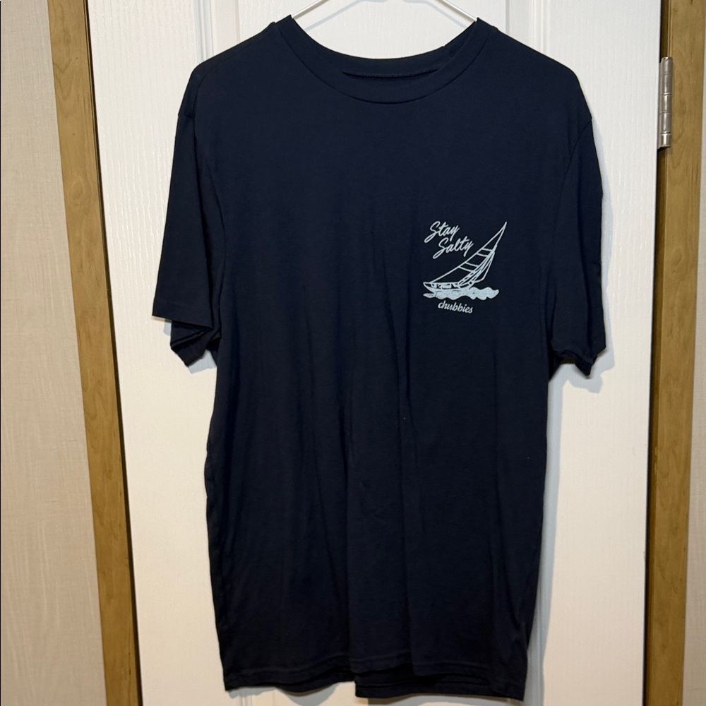 Chubbies Stay Salty Short Sleeve Tee - Navy